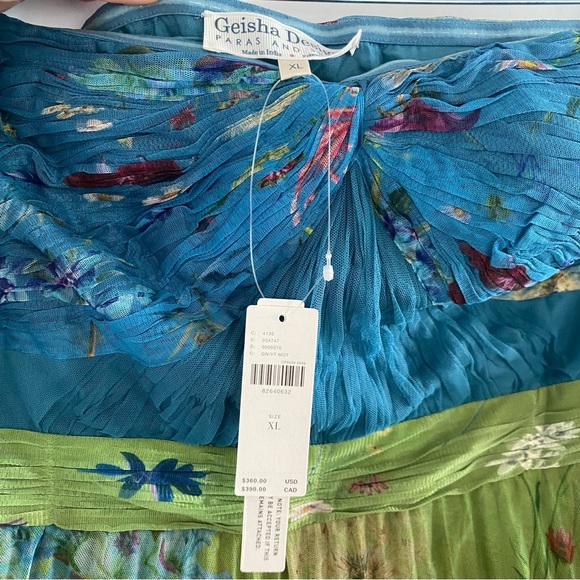 Geisha Designs Pleated Strapless Dress - Picture 7 of 9